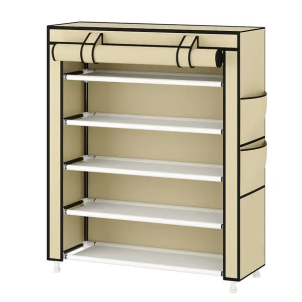 UDEAR 10 Tier Shoe Rack 9 Grids with Dustproof Cover,Adjustable Standing Shelf, High Storage Rack#Summerwins