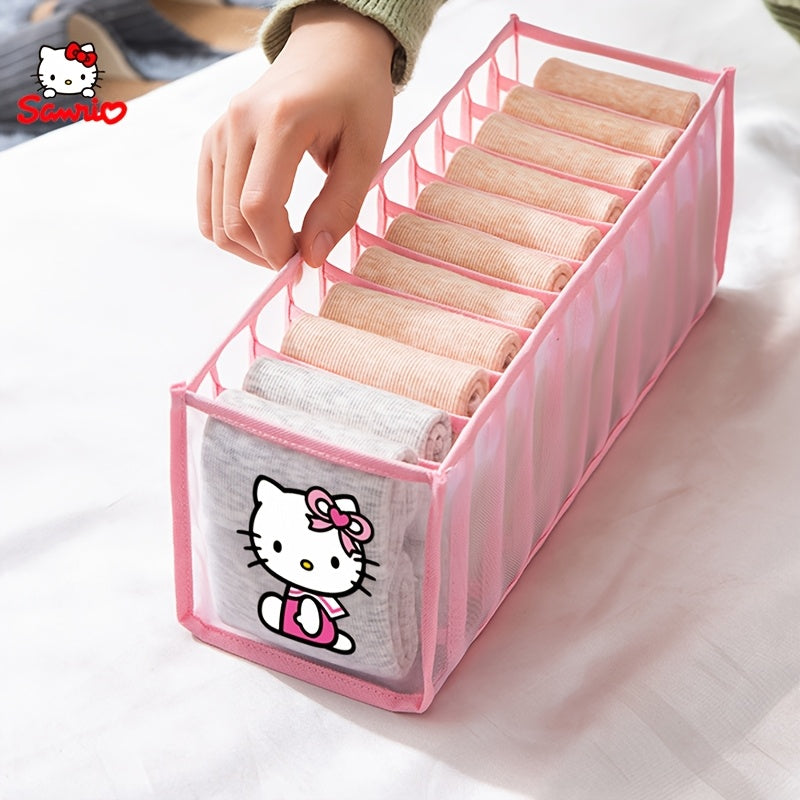1pc Underwear - Socks Divider Organizer Box, Drawer-Style Sock Divider, Grid Storage Box for Socks