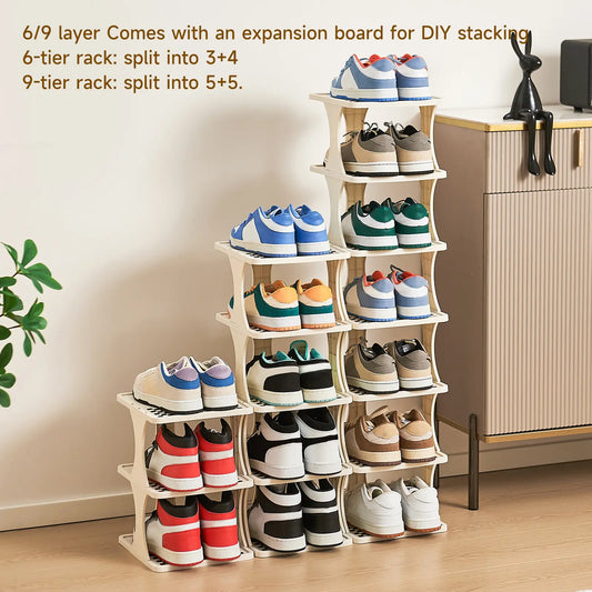 UFORU 6/9-layer vertical detachable shoe storage rack 1 modern shoe rack shoe cabinet gift storage rack home storage rack home storage supplies Footwear Organization,dorm room inspo,college dorm essentials,dorm haul