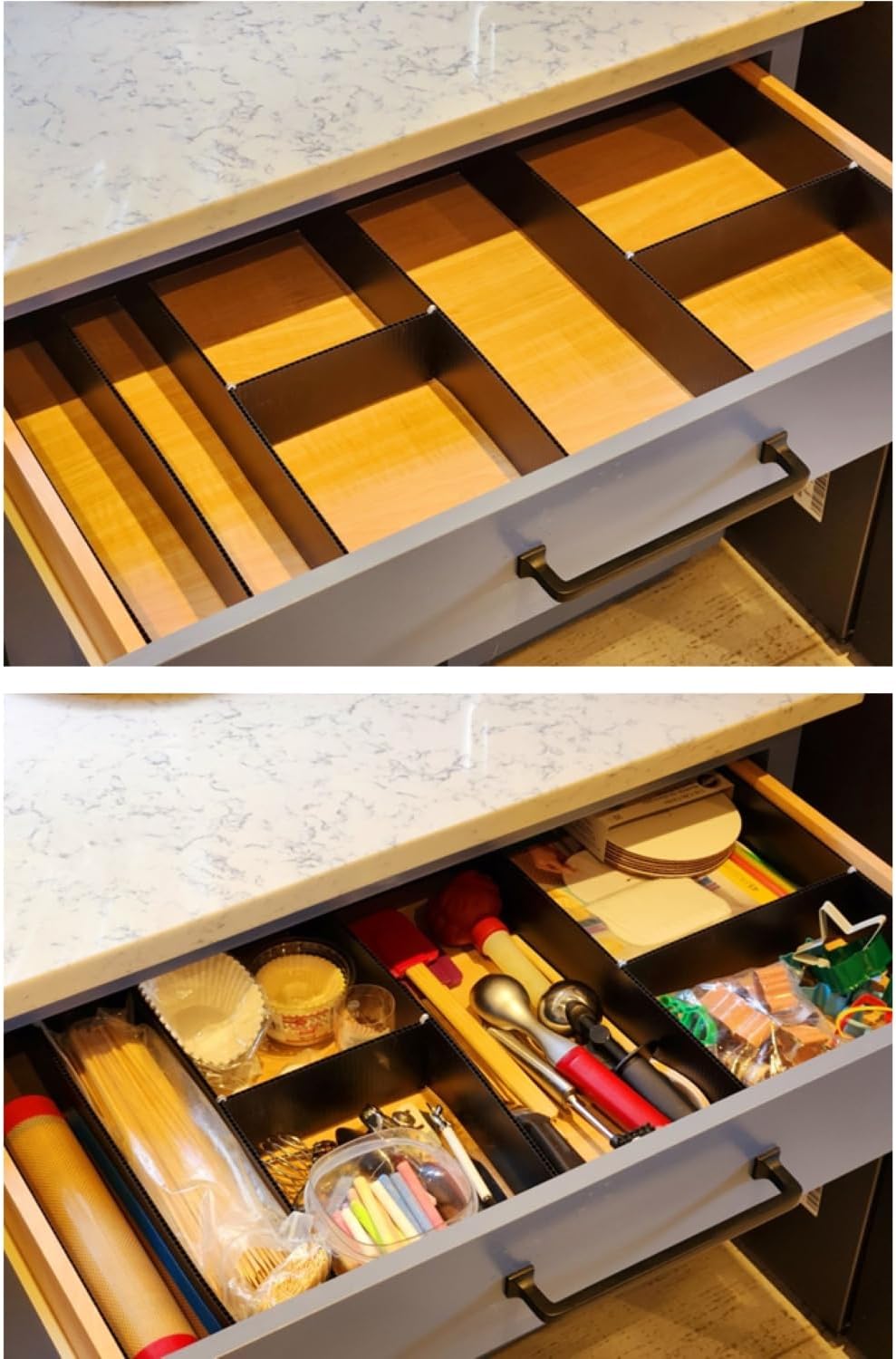DRAWER DADDY - The world's most customizable drawer organizer.