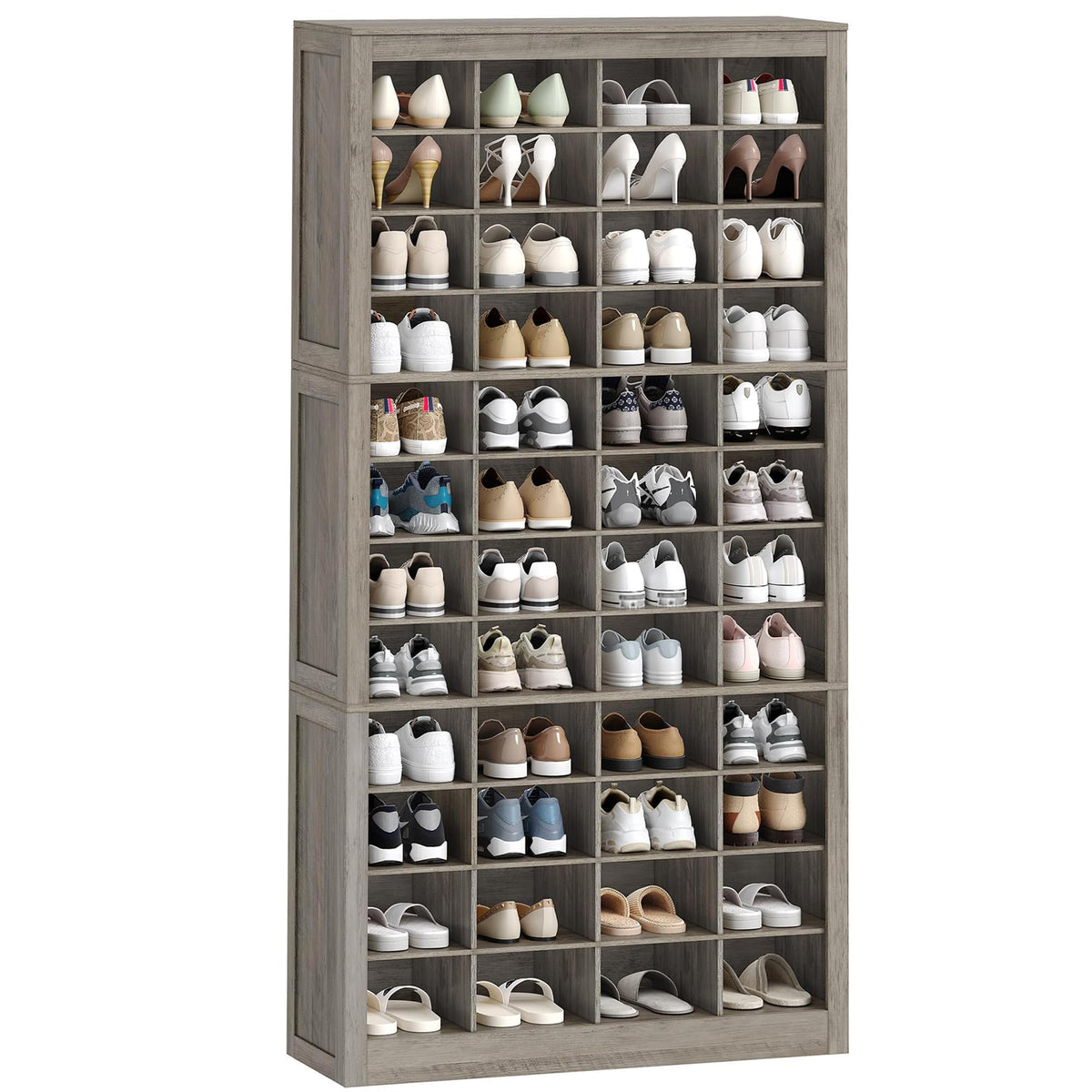 Hzuaneri Shoe Storage Cabinet, 36 Pairs Free Standing Closet Organizer