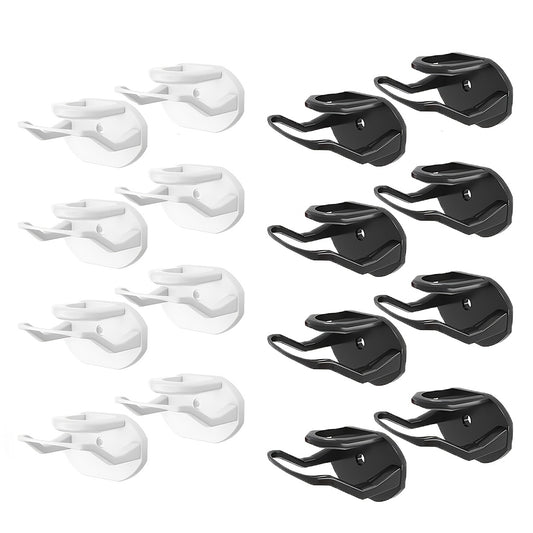 4/8/12pcs Adhesive Hat Hooks, Door Hat Holder, Baseball Cap Rack, Hanging Organizer, Wall Cap Hooks, Utility Hooks