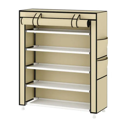 UDEAR 10 Tier Shoe Rack 9 Grids with Dustproof Cover,Adjustable Standing Shelf, High Storage  Rack#Summerwins