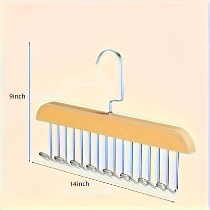 [Wooden Bra Hooks] Set of 3 Optional Wooden for bra Hooks Designed to Save Space, Featuring 8 Hooks That Swivel 360°. Ideal for Bras, Vests, And Camisoles. Made from Solid Wood, Perfect for Organizing Underwear, Ties, And Belts, Especially in Dorms And Ap