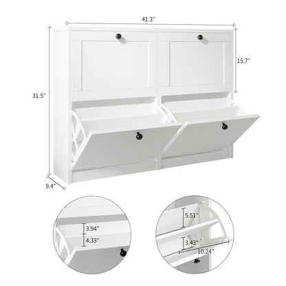 VOWNER Shoes Cabinet for Entryway, shoe rack organizer for Hallway, Living Room,Bedroom Organiser