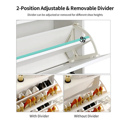 VOWNER Shoes Cabinet for Entryway, shoe rack organizer for Hallway, Living Room,Bedroom Organiser