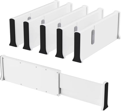 5-Pack Adjustable Drawer Dividers: The Ultimate Clutter-Free Solution