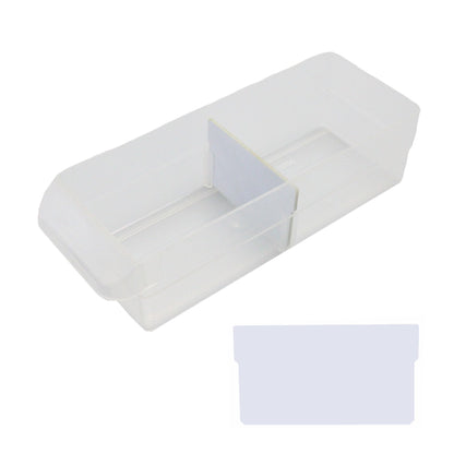 (64-Pack Small Drawer Dividers compatible with Craft Cabinet and Hardware Storage Organizers, (Dividers Only), Made of High-Strength Fiberglass, Easy to Label