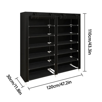 UDEAR 10 Layer Shoe Rack with 9 Compartments and Dust Cover Shoe Rack,Storage Rack Organiser #Summerwins#fathersdaygift#Summer garden