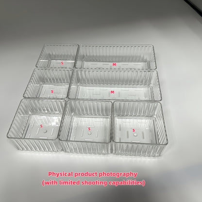 Multi-Drawer Organizer Set, Stackable Adjustable Storage for Cosmetics, Office Supplies, Desktop Home Essentials — Suitable for Makeup Artists, Nail Technicians, Beauty Tools, Student Back-to-School, and Miscellaneous Items
