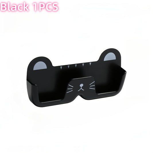 [Glasses Storage Box] Wall-mounted Glasses Storage Box, Suitable for Bedside, Bathroom, Living Room, and Cabinet Use., Shelves