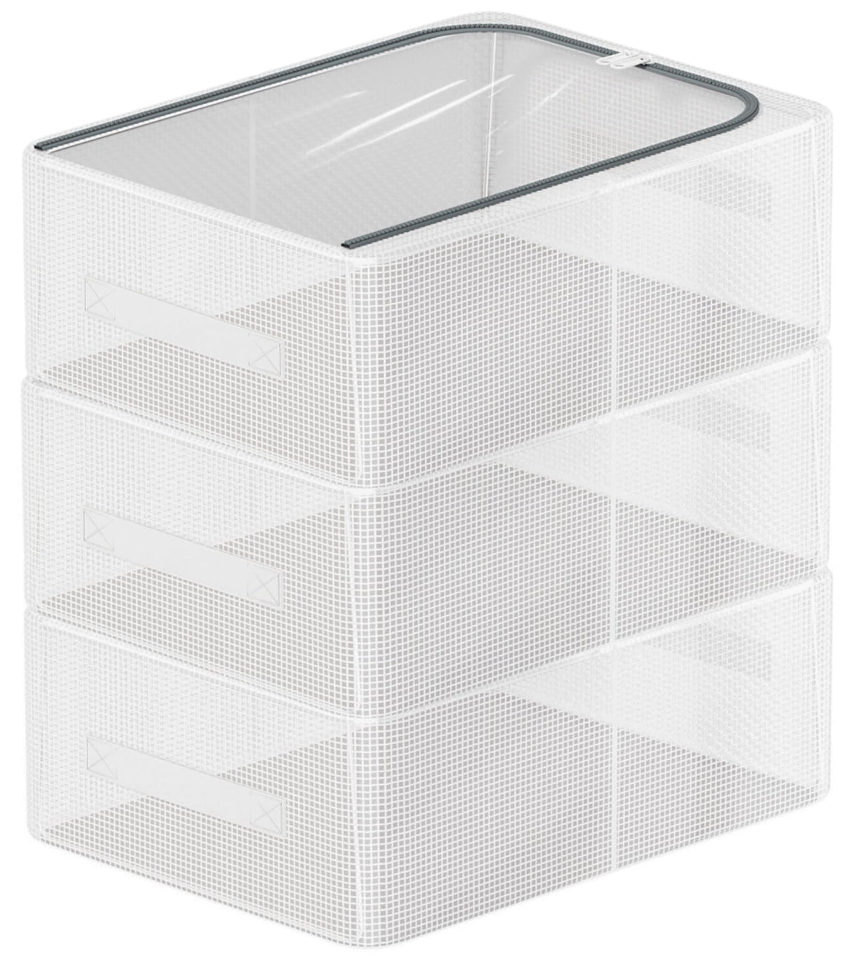 3 Pack Clear Shoe Closet Organizer for Boots Sneaker, 15.8" x 11.8" x 6"
