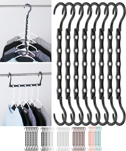 Mr. Pen- Space Saving Hangers, 8 pcs, 360° Rotating Hooks