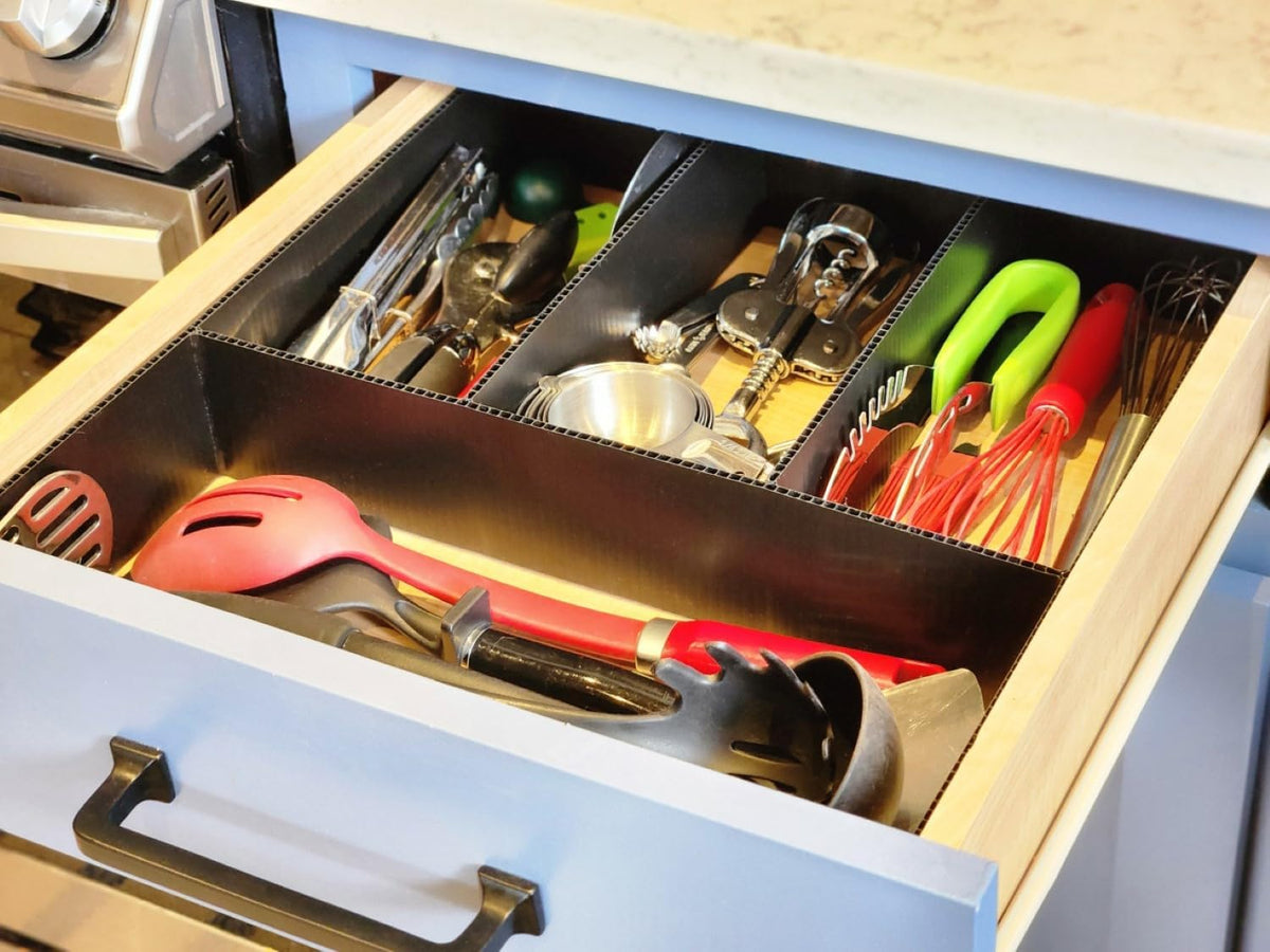DRAWER DADDY - The world's most customizable drawer organizer.