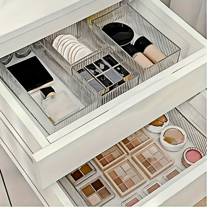 Multi-Drawer Organizer Set, Stackable Adjustable Storage for Cosmetics, Office Supplies, Desktop Home Essentials — Suitable for Makeup Artists, Nail Technicians, Beauty Tools, Student Back-to-School, and Miscellaneous Items