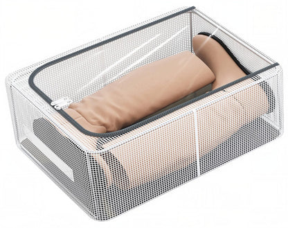 3 Pack Clear Shoe Closet Organizer for Boots Sneaker, 15.8" x 11.8" x 6"
