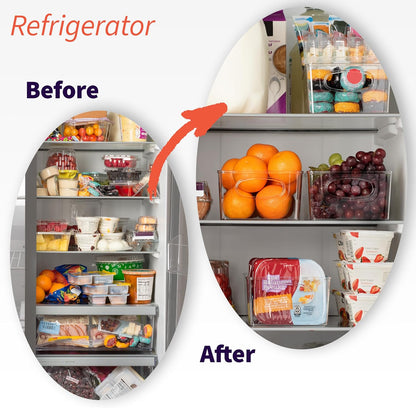 ClearSpace Pantry Organizers and Storage and Cabinet Organizer, 4 Pack