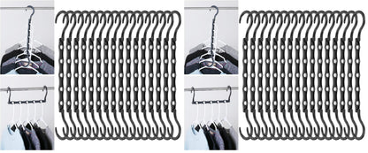 Mr. Pen- Space Saving Hangers, 8 pcs, 360° Rotating Hooks