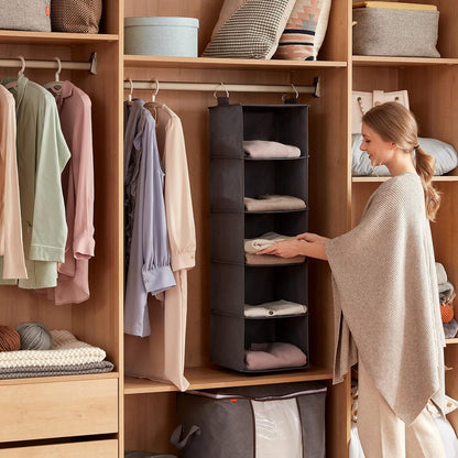 Lifewit Hanging Closet Organizer and Storage for Clothes 5 Tier