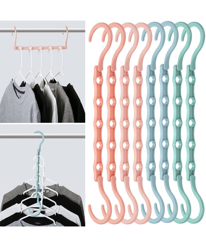 Mr. Pen- Space Saving Hangers, 8 pcs, 360° Rotating Hooks
