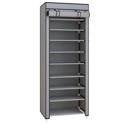 UDEAR 10 Tier Shoe Rack 9 Grids with Dustproof Cover,Adjustable Standing Shelf, High Storage  Rack#Summerwins