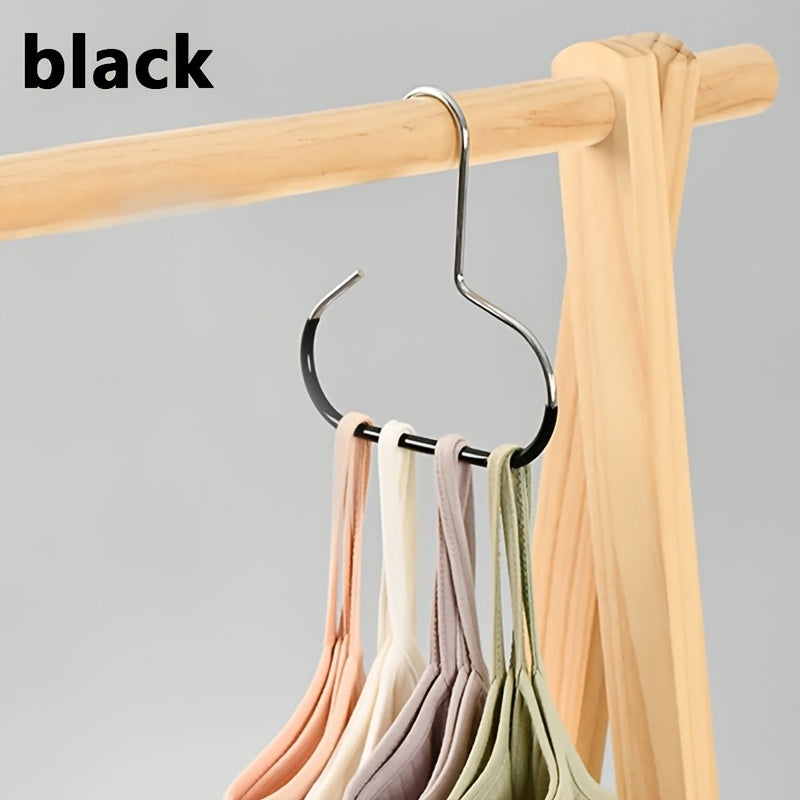 1/4pcs Multifunctional Non-Slip Metal Hooks | Suitable for Underwear, Ties, Suspenders, Scarves, Belts | Wall Mount for Bathroom, Bedroom, Closet, Wardrobe, Home, Dorm Storage Rack, Drying Racks