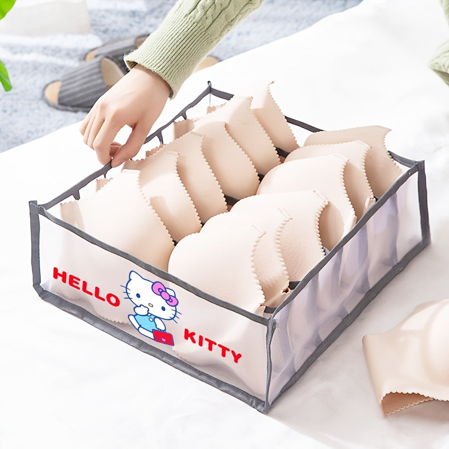 1pc Underwear - Socks Divider Organizer Box, Drawer-Style Sock Divider, Grid Storage Box for Socks
