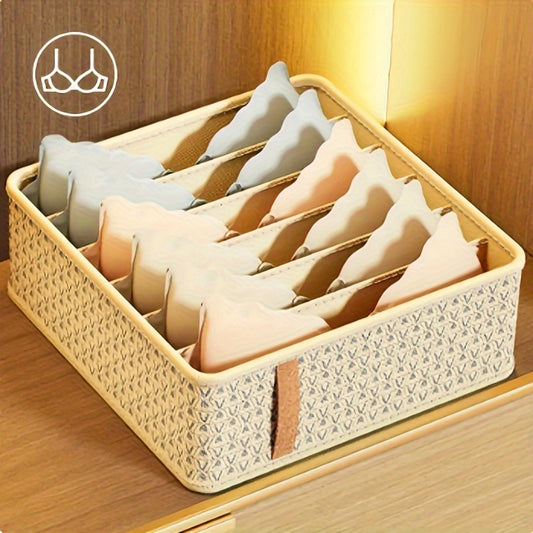 Underwear and socks storage box drawer-type multi-functional home student dormitory storage box wardrobe compartment storage box