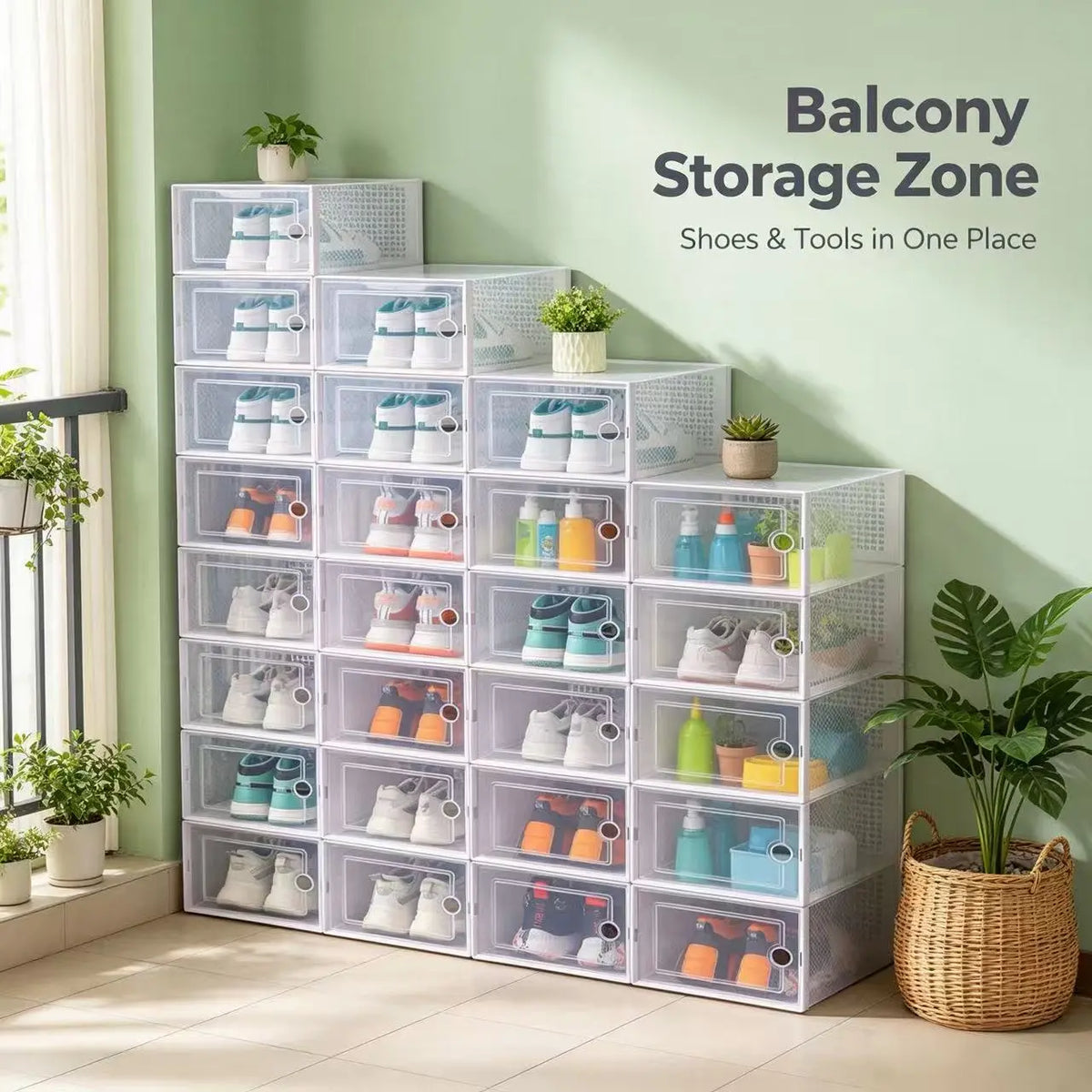 6-Tier 12-Tier 24-Tier Shoe Storage Organizer Fits Tight Spaces Narrow Entryway Apartment Friendly No Drilling Make Space Without Renovation