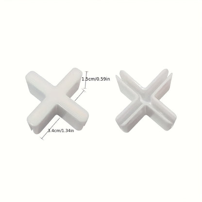 White Plastic 10pcs Drawer Dividers - Easy-Install Cross Connectors for Organizing and Separating Drawers, 4 Styles (T, X, L, Z) for Grid Panels, Rail Boxes, and Home Storage Solutions, Grid Panel Connectors | Modern Design | Durable Plastic, Desk & Drawe
