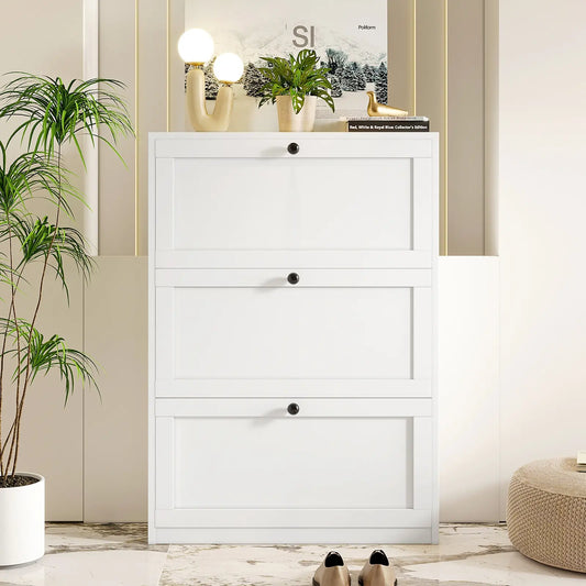 VOWNER Shoes Cabinet for Entryway, shoe rack organizer for Hallway, Living Room,Bedroom Organiser